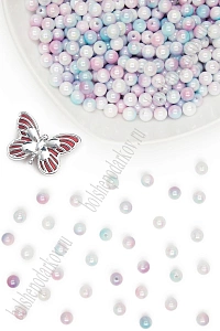 Бусинки 8 мм*50 гр (SF-8064) градиент №4