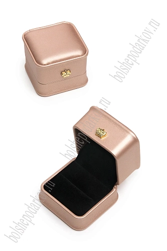 Коробочка для украшений 5,8*5,8*4,5 см (SF-8115) пыльно-розовый