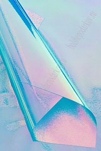 Пленка ПВХ двусторонняя А4 (5 листов) SF-7232, голубой хамелеон №4