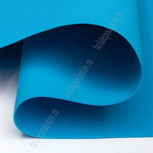 Фоамиран 1 мм, Китай 60*70 см (10 листов) SF-5822, бирюзовый №1063