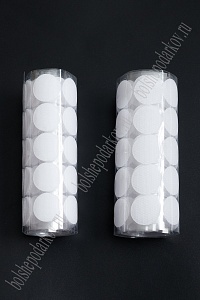 Липучка круглая 3 см самоклеящаяся (100 шт) SF-5921, синий №80