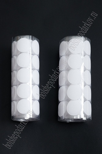 Липучка круглая 3 см самоклеящаяся (100 шт) SF-5921, синий №80