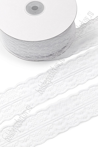 Кружево 4,5 см*50 ярд (SF-7779) белый №10
