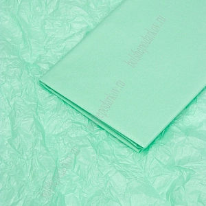 Бумага тишью 50*66 см (10 листов) SF-914, мятный №337