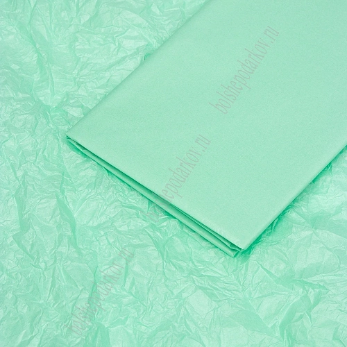 Бумага тишью 50*66 см (10 листов) SF-914, мятный №337