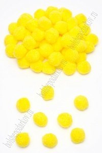 Помпоны 25 мм (100 шт) SF-1166, желтый