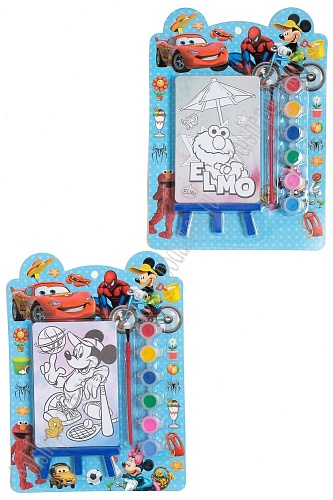 Набор для раскрашивания с мольбертом &amp;quot;Мультик&amp;quot; (SF-5564) в ассортименте