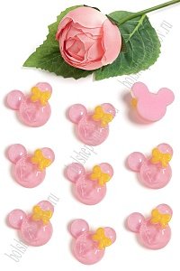 Кабошон "Мультик" (50 шт) SF-5716, светло-розовый