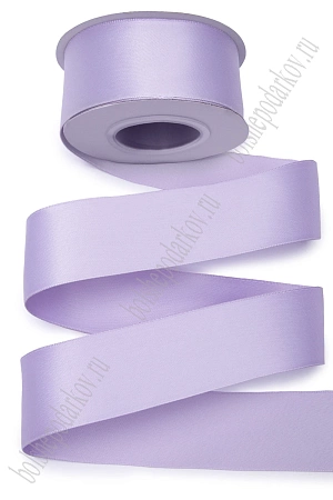Лента сатиновая 4 см*10 ярд (SF-7321) фиолетовый №430