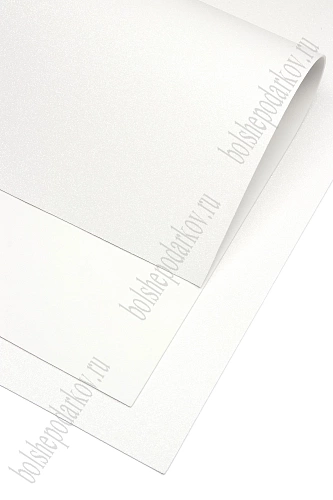 Фоамиран глиттерный 2 мм, 40*60 см Premium (10 листов) SF-3010, белый №02025