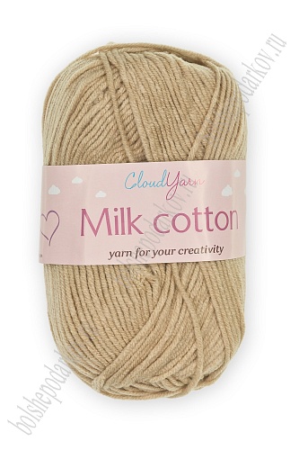 Пряжа &amp;quot;Milk cotton&amp;quot; 50 гр (10 шт) SF-7848, бежевый