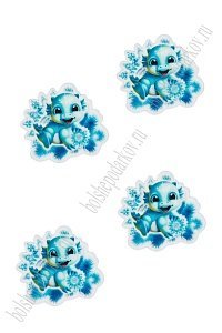 Кабошон-вырубка &quot;Дракончик&quot; (10 шт) SF-6034, №10