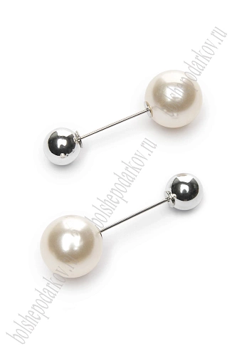 Брошь-игла 4,5 см (10 шт) SF-2127, серебро