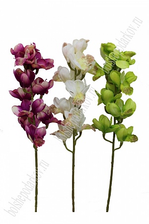 Орхидея с запахом 80 см, в ассортименте