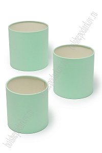 Коробки цилиндр 3 в 1, 16*16,5 см, мятный