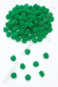 Помпоны 15 мм (200 шт) SF-1164, зеленый