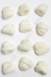 Фурнитура &quot;Шапочка&quot; 3,5*3,5 см (10 шт) SF-3041, кремовый №6