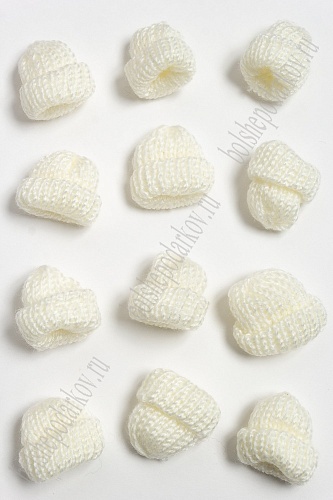 Фурнитура &amp;quot;Шапочка&amp;quot; 3,5*3,5 см (10 шт) SF-3041, кремовый №6