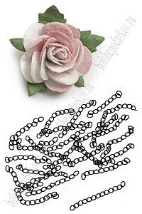 Цепочка 5 см (100 шт) SF-7454, черный №1