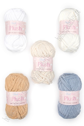 Пряжа &amp;quot;Plush&amp;quot; 50 гр (5 шт) SF-7845, микс