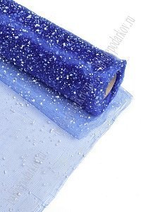 Сетка-снег 50 см*4,5 ярд (SF-2104) синий №18