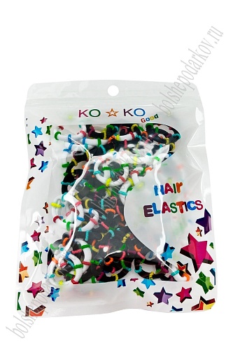 Резинки для волос 3 см (80 шт) SF-7503, ассорти №4