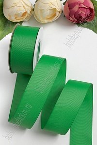 Лента репсовая 4 см*20 ярд &quot;1 сорт&quot; (SF-1349) зеленый №19