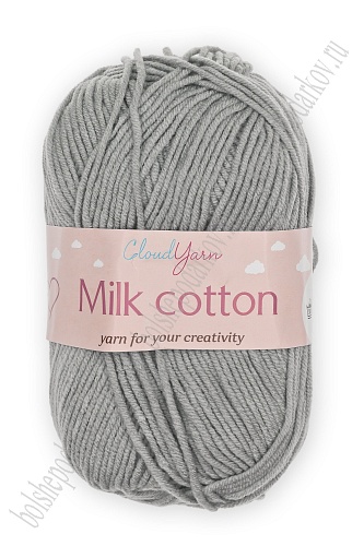 Пряжа &amp;quot;Milk cotton&amp;quot; 50 гр (10 шт) SF-7848, серый