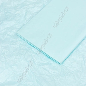 Бумага тишью 50*66 см (10 листов) SF-914, светло-голубой №290