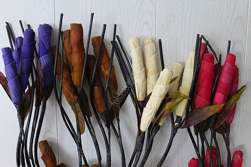 Веточки &amp;quot;Сухоцвет-Спираль&amp;quot; (5 шт) SF-1099, в ассортименте УЦЕНКА