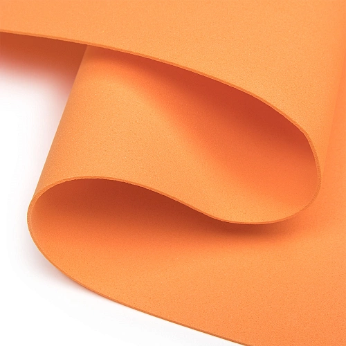 Фоамиран 1 мм, Китай 50*50 см (10 листов) SF-3431, оранжевый №1079