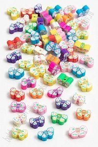 Бусины &quot;Бабочки&quot; 12 мм (100 шт) SF-7285