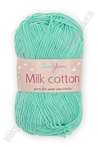 Пряжа &quot;Milk cotton&quot; 50 гр (10 шт) SF-7848, аквамариновый