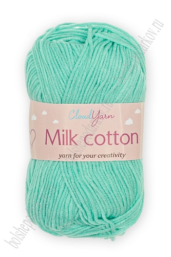 Пряжа &amp;quot;Milk cotton&amp;quot; 50 гр (10 шт) SF-7848, аквамариновый