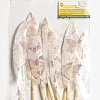 Перья декоративные 15*2,2 см (10 шт) &amp;quot;Бабочки&amp;quot;