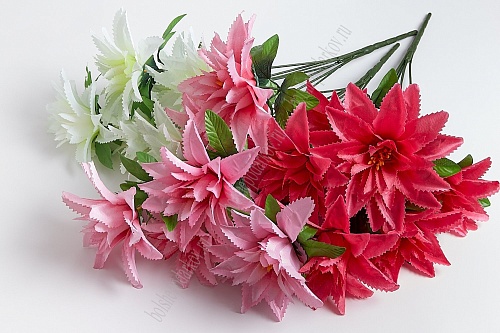 Букет цветов &amp;quot;Георгины&amp;quot; 68 см (SF-5119) в ассортименте