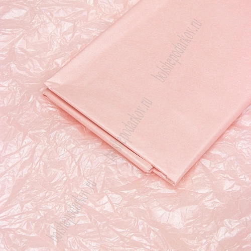 Бумага тишью жемчужная 50*66 см (10 листов) SF-5155, розовый