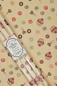 Бумага упаковочная 53*75 см (3 шт) SF-7587, №6 Бумага упаковочная 53*75 см (3 шт) SF-7587, №6