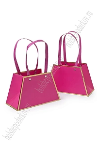 Сумка для цветов 21*13*10,4 см (10 шт) SF-7919, фукси