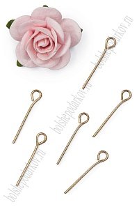 Пины с петелькой 18 мм (50 гр) SF-7650, светлое золото