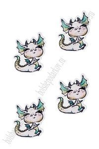 Кабошон-вырубка &quot;Дракончик&quot; (10 шт) SF-6034, №5