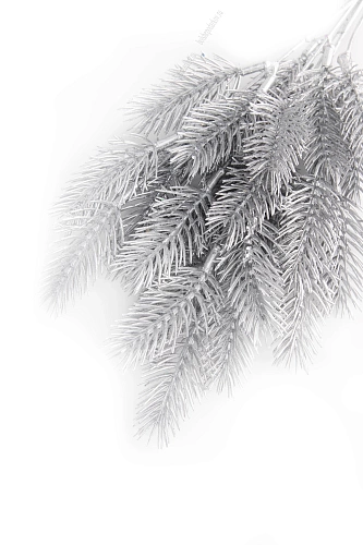 Кустик декоративный 33 см (SF-7339) серебро №18