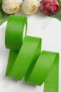 Лента репсовая 4 см*20 ярд (SF-3452) зеленый №228