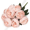 Букет декоративный 42 см &amp;quot;Пионы&amp;quot; (SF-8124) розовый персик