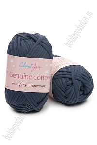 Пряжа "Genuine cotton" 50 гр (10 шт) SF-7844, темно-синий