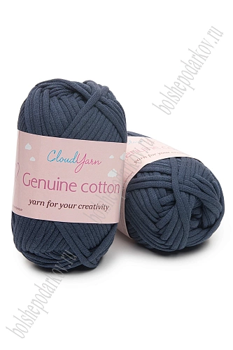 Пряжа &amp;quot;Genuine cotton&amp;quot; 50 гр (10 шт) SF-7844, темно-синий