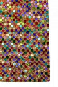 Термостразы с бусинками на листе 40*24 см (SF-1178) ассорти