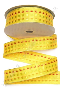 Лента декоративная 3,8 см*25 ярд, 38-599