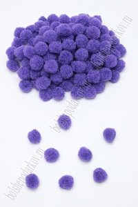 Помпоны 15 мм (200 шт) SF-1164, сиреневый