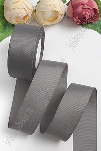 Лента репсовая 4 см*20 ярд (SF-3452) темно-серый №180